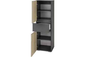 Högskåp till badrum Loft24 Wisla Högskåp till Badrum 130x38x35 cm Nature - Förvaring - Badrumsförvaring - Väggskåp & högskåp