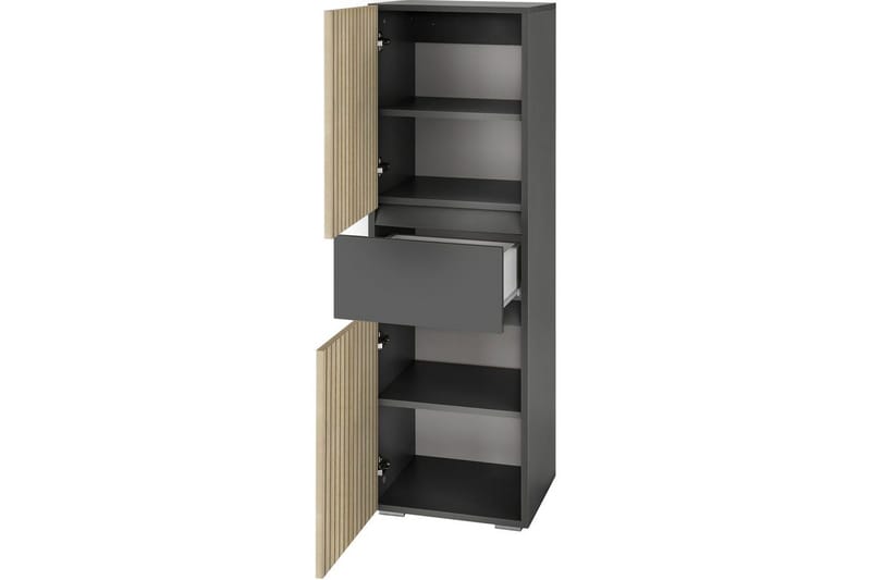 Högskåp till badrum Loft24 Wisla Högskåp till Badrum 130x38x35 cm Nature - Förvaring - Badrumsförvaring - Väggskåp & högskåp