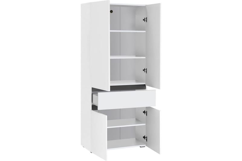 Högskåp till badrum Loft24 Wisla Högskåp till Badrum 180x76x37 cm Vit - Förvaring - Badrumsförvaring - Väggskåp & högskåp