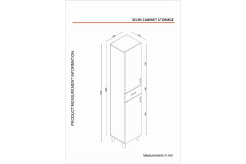 Högskåp till badrum Namo Högskåp Badrum Beige - Förvaring - Badrumsförvaring - Väggskåp & högskåp