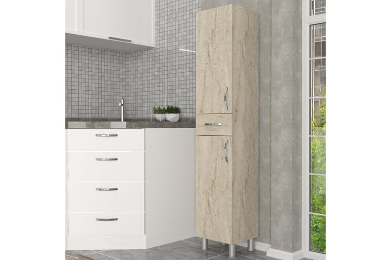 Högskåp till badrum Namo Högskåp Badrum Beige - Förvaring - Badrumsförvaring - Väggskåp & högskåp