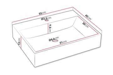Badrumsmöbelset Glenndale - Vit - Förvaring - Badrumsförvaring - Kompletta möbelpaket badrum