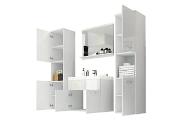 Badrumsmöbler Delorimier XL 35 cm - Förvaring - Badrumsförvaring - Kompletta möbelpaket badrum