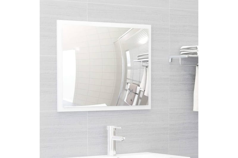 Badrumsmöbler vit högglans spånskiva - Vit - Kompletta möbelpaket badrum