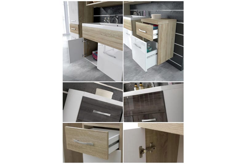 Ericka Badrumsmöbel - Förvaring - Badrumsförvaring - Kompletta möbelpaket badrum