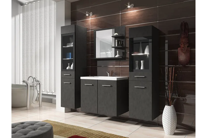 Galbally Badrumsmöbelset Grey