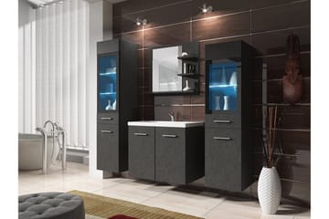 Galbally Badrumsmöbelset Grey - Förvaring - Badrumsförvaring - Kompletta möbelpaket badrum