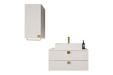 Glenndale Badrumsmöbelset - Vit - Förvaring - Badrumsförvaring - Kompletta möbelpaket badrum