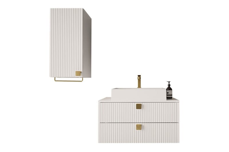 Glenndale Badrumsmöbelset, Vit