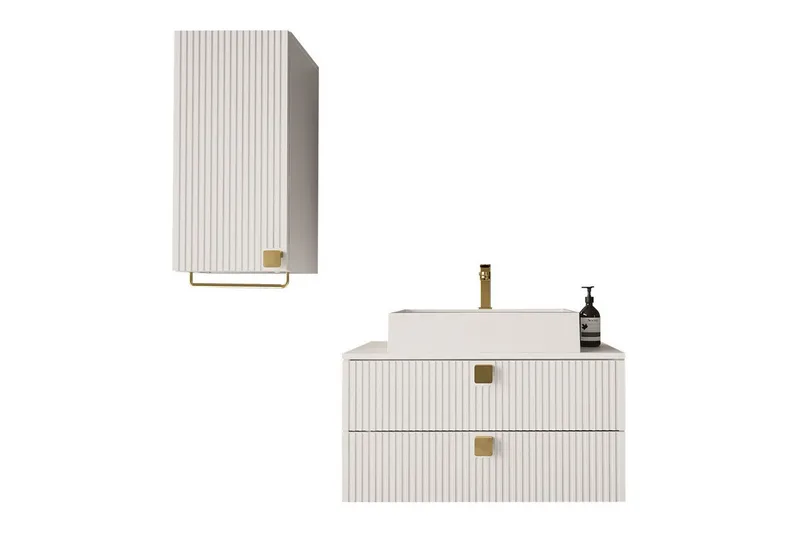 Glenndale Badrumsmöbelset, Vit