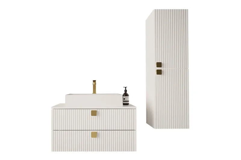 Glenndale Badrumsmöbelset, Vit