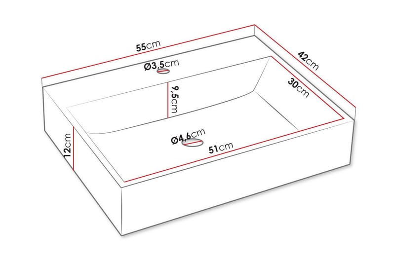 Glenndale Badrumsmöbelset - Vit - Förvaring - Badrumsförvaring - Kompletta möbelpaket badrum