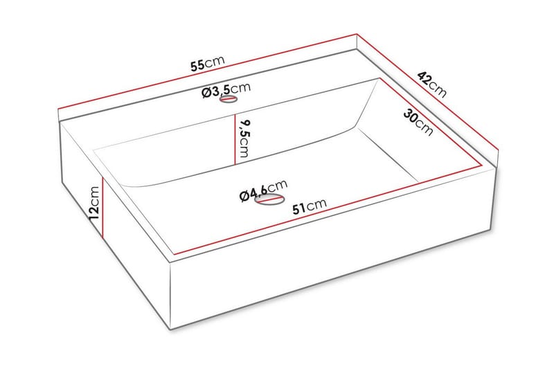 Glenndale Badrumsmöbelset - Vit - Förvaring - Badrumsförvaring - Kompletta möbelpaket badrum