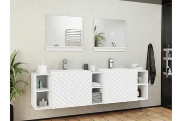 Kintore Badrumsmöbelset - Vit - Förvaring - Badrumsförvaring - Kompletta möbelpaket badrum