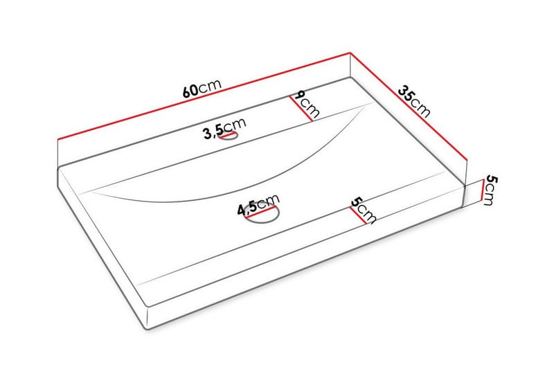 Kintore Badrumsmöbelset - Vit - Förvaring - Badrumsförvaring - Kompletta möbelpaket badrum