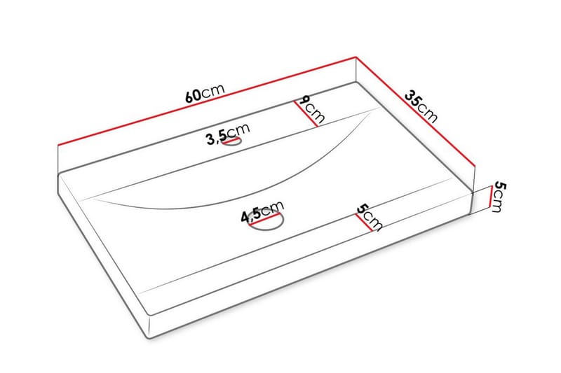 Kintore Badrumsmöbelset - Vit - Förvaring - Badrumsförvaring - Kompletta möbelpaket badrum