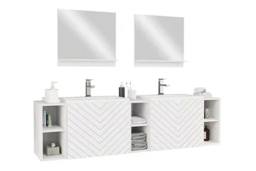 Kintore Badrumsmöbelset - Vit - Förvaring - Badrumsförvaring - Kompletta möbelpaket badrum