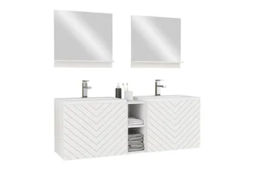 Kintore Badrumsmöbelset - Vit - Förvaring - Badrumsförvaring - Kompletta möbelpaket badrum