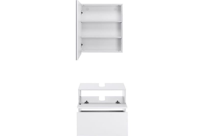 Kompletta möbelpaket Loft24 Wisla Komplett möbelpaket Vit 15x60 cm - Förvaring - Badrumsförvaring - Kompletta möbelpaket badrum