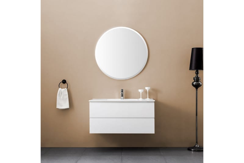 Möbelpaket Eufori inkl. spegel - Vit - Kompletta möbelpaket badrum