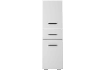 Malika Högskåp till Badrum 130x38x35 cm - Vit - Förvaring - Badrumsförvaring - Väggskåp & högskåp