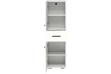 Malika Högskåp till Badrum 130x38x35 cm - Vit - Förvaring - Badrumsförvaring - Väggskåp & högskåp