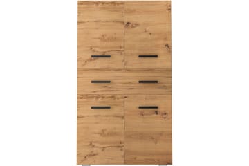 Malika Högskåp till Badrum 130x76x35 cm - Natur - Förvaring - Badrumsförvaring - Väggskåp & högskåp