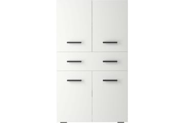 Malika Högskåp till Badrum 130x76x35 cm - Vit - Förvaring - Badrumsförvaring - Väggskåp & högskåp