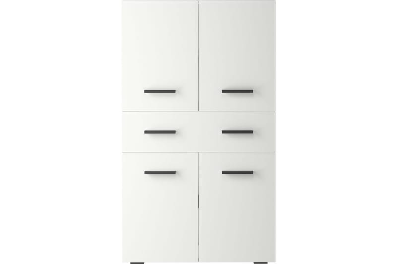 Malika Högskåp till Badrum 130x76x35 cm - Vit - Förvaring - Badrumsförvaring - Väggskåp & högskåp