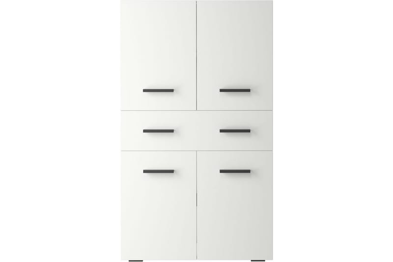 Malika Högskåp till Badrum 130x76x35 cm - Vit - Förvaring - Badrumsförvaring - Väggskåp & högskåp