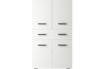 Malika Högskåp till Badrum 130x76x35 cm - Vit - Förvaring - Badrumsförvaring - Väggskåp & högskåp