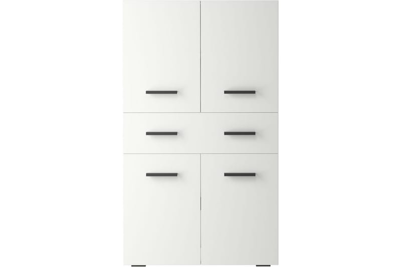 Malika Högskåp till Badrum 130x76x35 cm - Vit - Förvaring - Badrumsförvaring - Väggskåp & högskåp