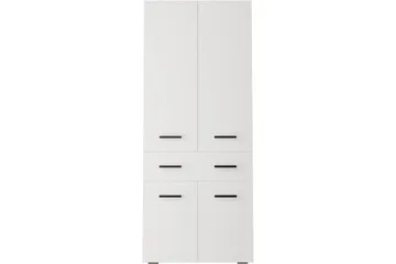 Malika Högskåp till Badrum 180x76x35 cm - Vit - Förvaring - Badrumsförvaring - Väggskåp & högskåp