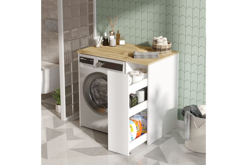 Rinorea Badrumsförvaring 93,5x88,3 cm - Brun - Förvaring - Badrumsförvaring