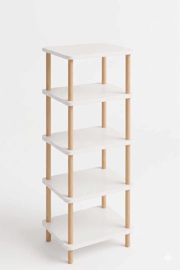 Ryrhyrdhonar Badrumshylla 40x185x30 cm - Vit - Förvaring - Badrumsförvaring - Badrumshylla