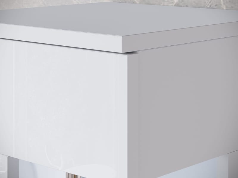 Serlin Möbelset för Badrum med LED-belysning - Förvaring - Badrumsförvaring - Kompletta möbelpaket badrum