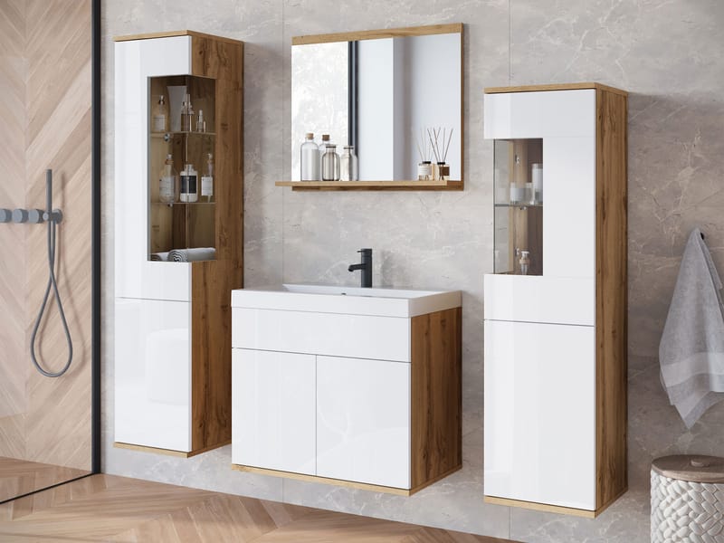 Serlin Möbelset för Badrum - Förvaring - Badrumsförvaring - Kompletta möbelpaket badrum