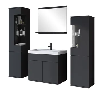 Serlin Möbelset för Badrum - Förvaring - Badrumsförvaring - Kompletta möbelpaket badrum