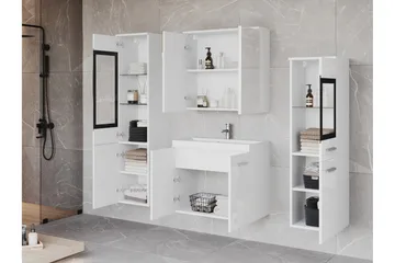 Somender Möbelset för Badrum 132 cm - Förvaring - Badrumsförvaring - Kompletta möbelpaket badrum