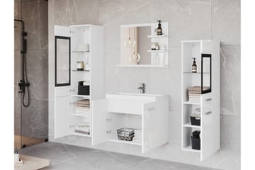 Somender Möbelset för Badrum 132 cm - Förvaring - Badrumsförvaring - Kompletta möbelpaket badrum