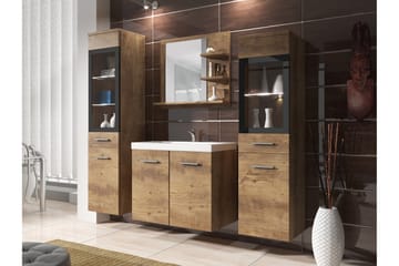 Somender Möbelset för Badrum 132 cm - Förvaring - Badrumsförvaring - Kompletta möbelpaket badrum