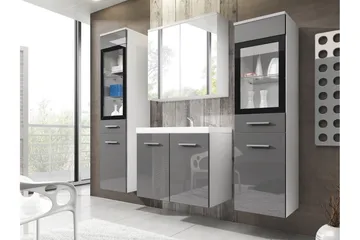 Somender Möbelset för Badrum 132 cm - Förvaring - Badrumsförvaring - Kompletta möbelpaket badrum