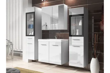 Somender Möbelset för Badrum 132 cm - Förvaring - Badrumsförvaring - Kompletta möbelpaket badrum