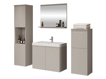 Sonaki Möbelpaket badrum - beige - Förvaring - Badrumsförvaring - Kompletta möbelpaket badrum