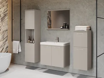 Sonaki Möbelpaket badrum - beige - Förvaring - Badrumsförvaring - Kompletta möbelpaket badrum