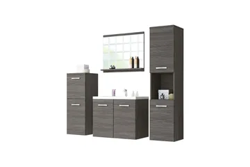 Sonaki Möbelset för Badrum 133 cm - Förvaring - Badrumsförvaring - Kompletta möbelpaket badrum