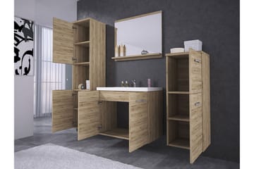 Sonaki Möbelset för Badrum 133 cm - Förvaring - Badrumsförvaring - Kompletta möbelpaket badrum