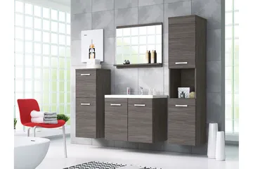 Sonaki Möbelset för Badrum 133 cm - Förvaring - Badrumsförvaring - Kompletta möbelpaket badrum