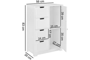 Badrumsskåp Culleen - Förvaring - Badrumsförvaring - Spegelskåp