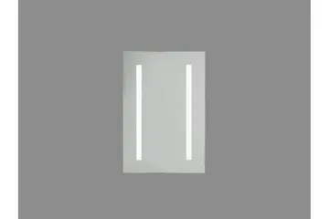 Belmena Badrumsskåp 40 cm Spegel med LED-belysning - Vit - Förvaring - Badrumsförvaring - Spegelskåp